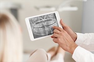 Dental x-rays no tablet computer
