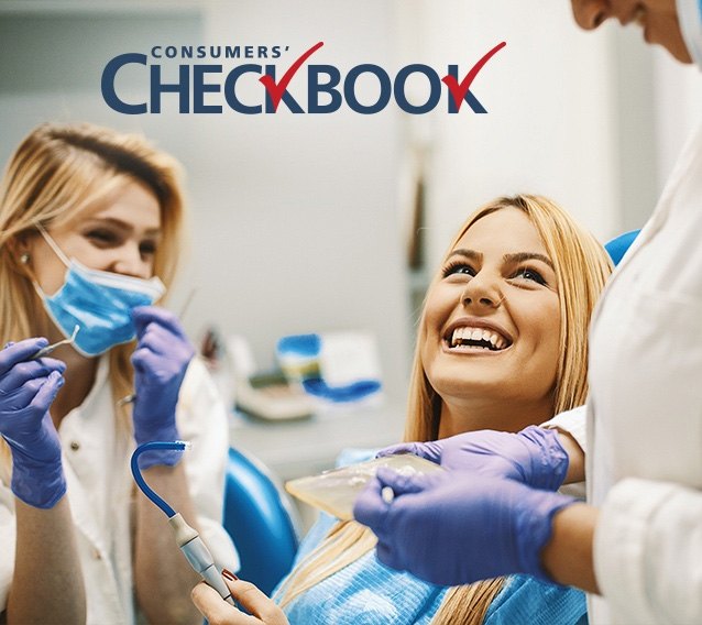 Consumer's Checkbook woman in dental chair