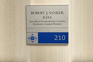 Robert J. Sanker, DDS sign